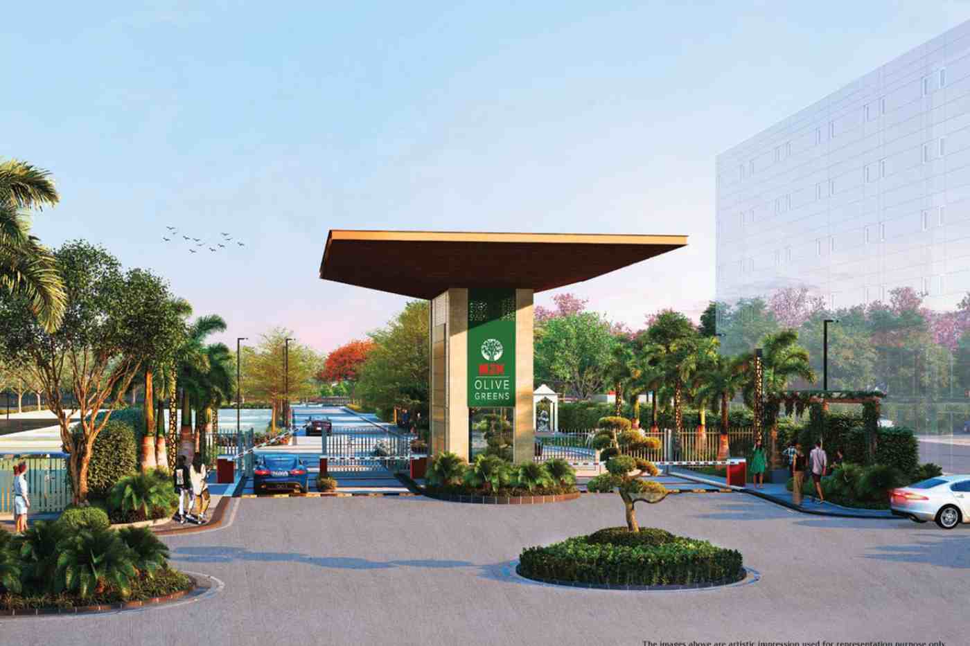 M2K Olive Greens Floors low-rise apartments streetscape